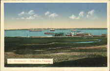 Encarnacion Paraguay Vista sobre Posados Harbor View Vintage Postcard