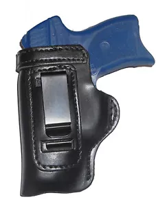 Leather Gun Holster For GLOCK 43 Gun Holster HD RH OWB Black Leather - On Sale! - Picture 1 of 1