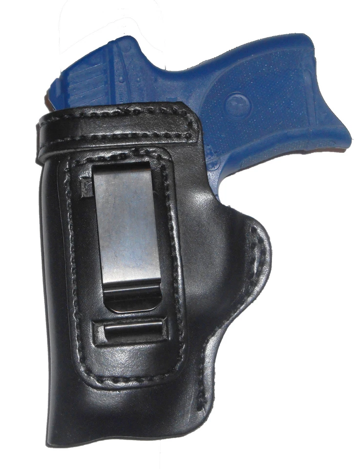 Leather Gun Holster For GLOCK 43 Gun Holster HD RH OWB Black Leather - On Sale! - Image 1 of 1
