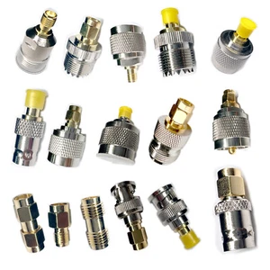 SMA Pour N Uhf PL259 BNC Rpsma SO239 Mâle Connecteur Femelle Coaxial Adaptateurs - Zdjęcie 1 z 37