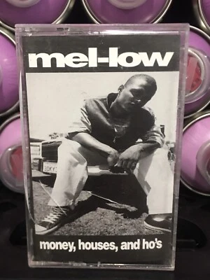 Mel-low Money Houses And Hos Cassette Tape Single 1994 Black Shell Def Jam West  - Image 1 of 3