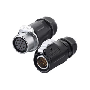 Automotive Quick 12 Pin Connector M20 Waterproof Electric Cable Socket Male Jack - Picture 1 of 25