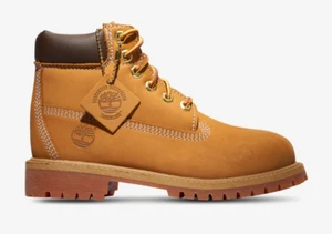 Timberland® Youth 1.5 M Premium 6-Inch Waterproof Boot in Wheat Nubuck - Picture 1 of 8
