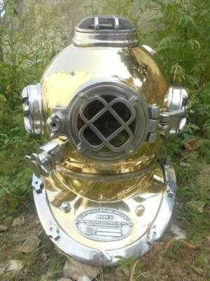 Nautical Mark V Marine Maritime Scuba Diving Diver Helmet Handmade Gift Item - Image 1 of 4