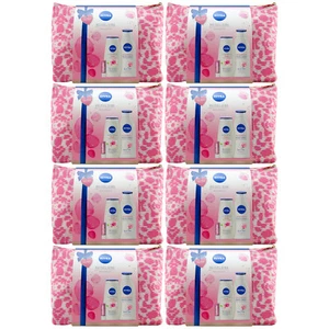 Nivea Geschenkset Reiseliebe 8 Sets= je 8 x Dusche /Bodylotion /Labello /Tasche - Bild 1 von 2
