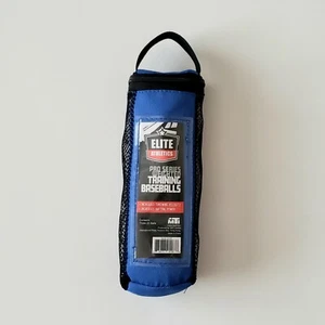 Elite Athletics Rubber Weighted Training Baseballs Pack Of 3 Red - Picture 1 of 5