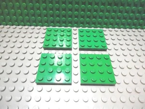 Lego 4 Green 4x4 base plate - Picture 1 of 1