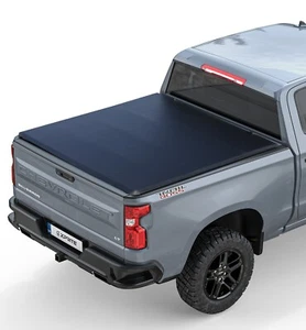 5.8FT Bed Soft Tri-Fold Tonneau Cover For 19-24 Chevy Silverado/GMC Sierra 1500 - Bild 1 von 11