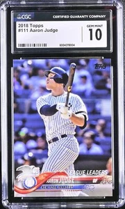 Aaron Judge 2018 Topps #111 CGC 10 - Picture 1 of 2