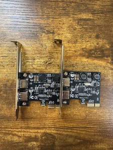 2x FebSmart 2-Ports Superspeed 5Gbps USB 3.0 PCI Express Expansion Card - Picture 1 of 3