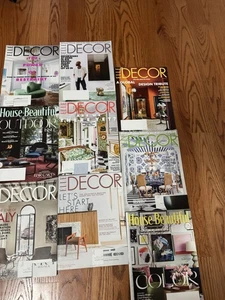9 Issues ELLE DECOR & House Beautiful Magazines 2020/21 - Imagen 1 de 10