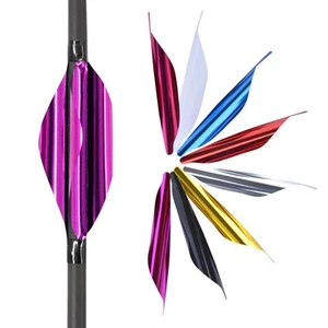 1.8" 50pcs Vanes Feather Spiral Fletches Archery DIY Bow Hunting Arrow Shaft - Picture 1 of 17