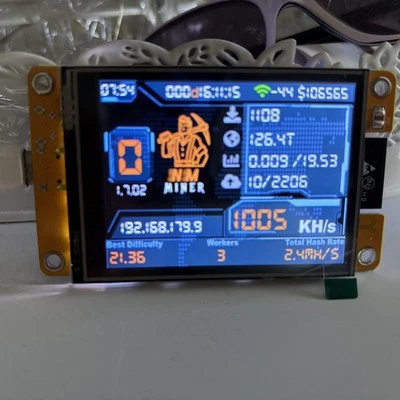 ✅✅NerdMiner3.0 BTC Miner - 1005KH/s - Mega Power  - Bitcoin Miner 1W✅✅ - Bild 1 von 4