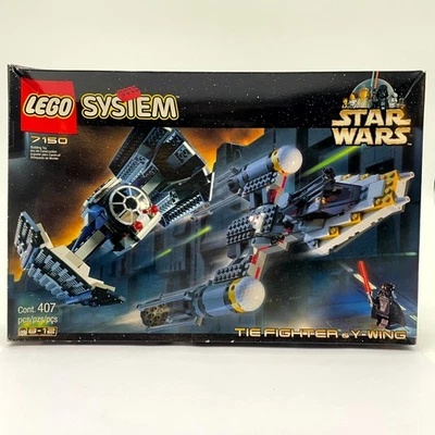 Sistema LEGO Star Wars Tie Fighter y Y-Wing 7150 Juego de bloques de construcción 407 piezas Foto 1 de 3