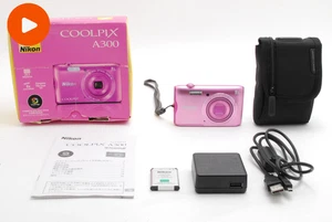 ▶︎READ [N MINT] Nikon COOLPIX A300 Pink 20.0MP 8x Zoom Digital Camera From JAPAN - Picture 1 of 12