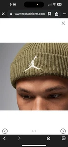 AIR JORDAN TERRA BEANIE MEDIUM OLIVE/SAIL - Bild 1 von 7