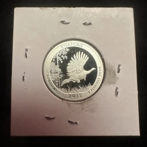 S Silver Proof Kisatchie National Park Quarter 2015 90 % plata ligeramente tonificado - Imagen 1 de 8