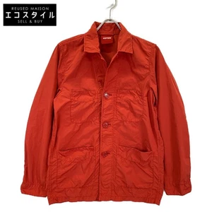 Aspesi Men Red Nylon Shirt Jacket S Polyester Men'S Used Limited Edition Rare Mo - Picture 1 of 10