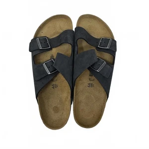 Birkenstock Blackish Blue Wildleder Herren Arizona Riemchen Sandalen Gr. 13 EU 46 - Bild 1 von 4