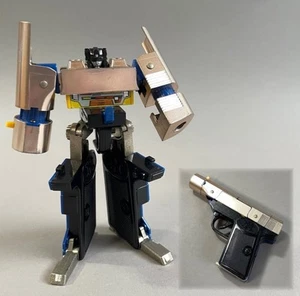 Micro Change Gun Robo Browning Blue & Rose Gold Takara 1983 M1910 Transformers - Picture 1 of 10