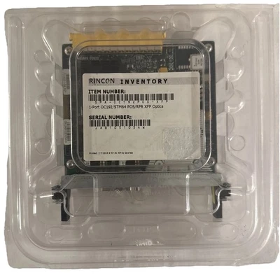 Cisco SPA-OC192POS-XFP / 1 Port OC192-STM-64 POS/RPR Shared Port Adapter - Image 1 of 4