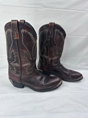 Bota de Vaquero Para Hombre Estampados Laredo 10EW Marrón Western 68082 Foto 1 de 4