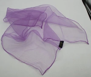 VINTAGE NYLON WISPY SCARF MADE IN JAPAN  PURPLE WITH TAG - Picture 1 of 1