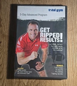 Total Gym 5 Day Advanced Program Get Ripped Results DVD New and Sealed Workout - Imagen 1 de 2