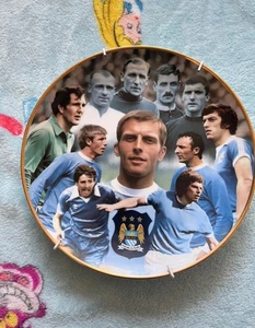 Manchester City Fußballverein Sammelteller die meisten Auftritte Memorabilia - Bild 1 von 2
