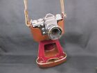 Vintage Germany Wirgin Edixa Reflex S-V 35Mm Slr Camera Iscotar M42 Lens + Case