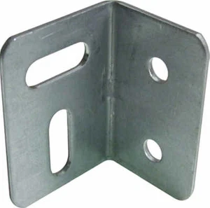 NEU Stück 10 Stahlwinkel 25 mm x 27 mm x 38 mm mit Verstellschlitz D010 - Bild 1 von 1