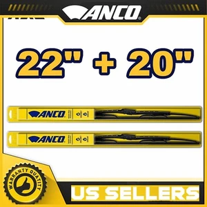 For DIRECT ANCO Wiper BLADES size 22 / 20 Front Left and Right - SET OF 2 - Picture 1 of 8
