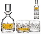 WHISKEY DECANTER Glasses Set Stackable for Liquor Scotch Bourbon Wine GODINGER