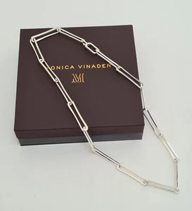 Monica Vinader Necklace Alta Long Necklace Adjustable 43 cm / 17” - Picture 1 of 2