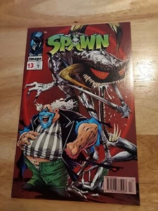 Spawn #14 (1992) 9,2NM -/Eigentlich #14 nicht #13 Auslandsausgabe selten!  - Bild 1 von 5