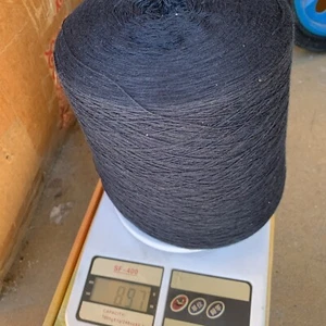 "big sale" 30% merino wool 70% cotton blend yarn cone in black #B3 - Picture 1 of 7