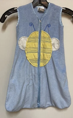 Fleece Halo SleepSack Baby/Infant size S (0-6m)- Blue Bumblebee 10-18 Pounds - Image 1 of 3