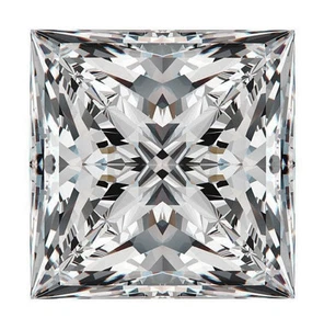 Princess Cut Shape Moissanite Loose Forever Brilliant Charles And Colvard - Picture 1 of 2