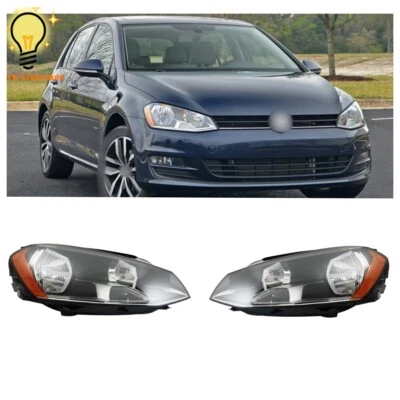 For 2015-2017 Volkswagen Golf Headlights Headlamps Driver Side&Passenger Side - Изображение 1 из 4