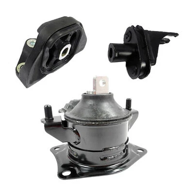 Juego de 3 piezas de montaje de motor y transmisión para Acura TSX sedán base 2,4 L tracción delantera Foto 1 de 4