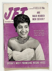1953 October 8 JET Magazine Mattiwilda Dobbs Opera Eartha Kitt Ethel Waters - Picture 1 of 12