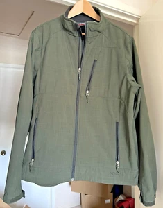 Black Diamond Double Diamond Softshell Jacket Olive Men’s L Full Zip Pockets - Picture 1 of 16