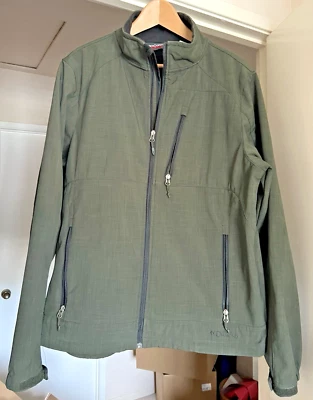 Black Diamond Double Diamond Softshell Jacket Olive Men’s L Full Zip Pockets - Image 1 of 4