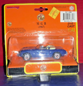 Vintage 1996 Rover Group Limited - MG MGB Roadster 1967 Blue Die-Cast Car -AS IS
