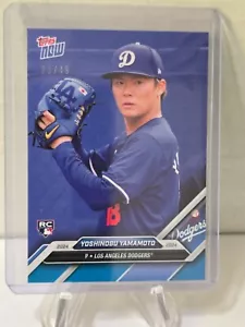 Yoshinobu Yamamoto 2024 Topps NOW Road To Opening Day OD-277 Dodgers BLU /59 - Foto 1 di 2