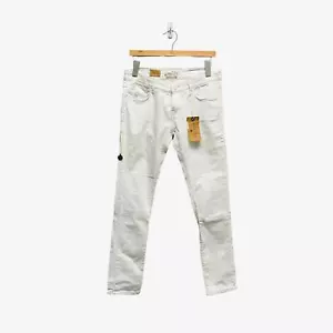 Scotch & Soda La Parisienne Denim Jeans Skinny Leg White Womens Size 29 NWT - Picture 1 of 9