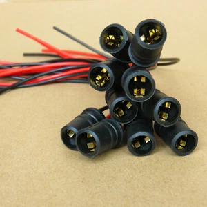 10x T10 W5W 501 Soporte de enchufe de bombilla goma suave - para automóviles o bicicletas - Imagen 1 de 3