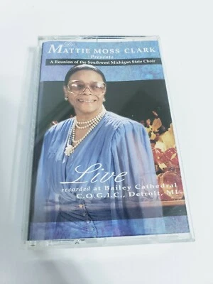 Dr. MATTIE MOSS CLARK & C.O.G.I.C. NATIONAL MUSIC CHOIR Live in Detroit Cassette - Image 1 of 2