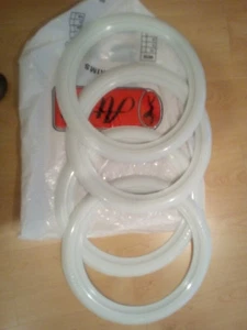 KIT 4 FASCE BIANCHE PNEUMATICI 12" WHITE WALL  - Imagen 1 de 2