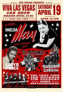 Imelda May POSTER Viva Las Vegas Car Show #17 Trashmen Lloyd Price Gordon Kruse - Bild 1 von 1